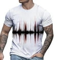 thumbnail image 1 of APEXFWDT Prime Day Men's Casual T Shirt Big and Tall Summer Short Sleeve Crew Neck Tee Tops Casual Print Regular Fit Breathable TShirt M-5X, 1 of 2