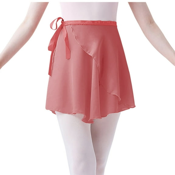 APEXFWDT Girls Women Ballet Skirt Dance Wrap Skirt Sheer Chiffon Dance Over Scarf for Leotards