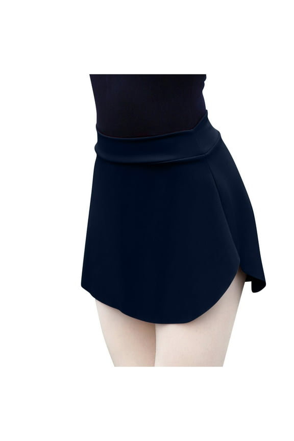 Girls Women Pull On Ballet Skirt Mini Skirt for Dancing Ballet Wrap Skirts Dance Over Scarf for Leotards