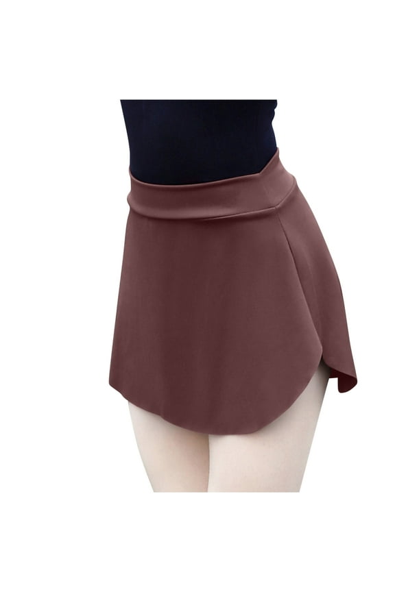 Girls Women Pull On Ballet Skirt Mini Skirt for Dancing Ballet Wrap Skirts Dance Over Scarf for Leotards