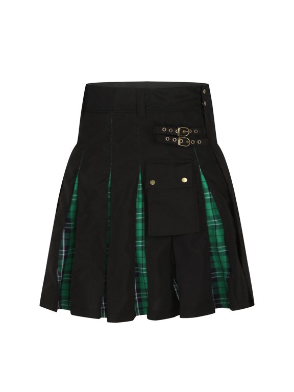 APEXFWDT Kilt for Men, Utility Kilt Kilt Modern Box Pleated Tartan Traditional Men's Kilt Scottish Clothing