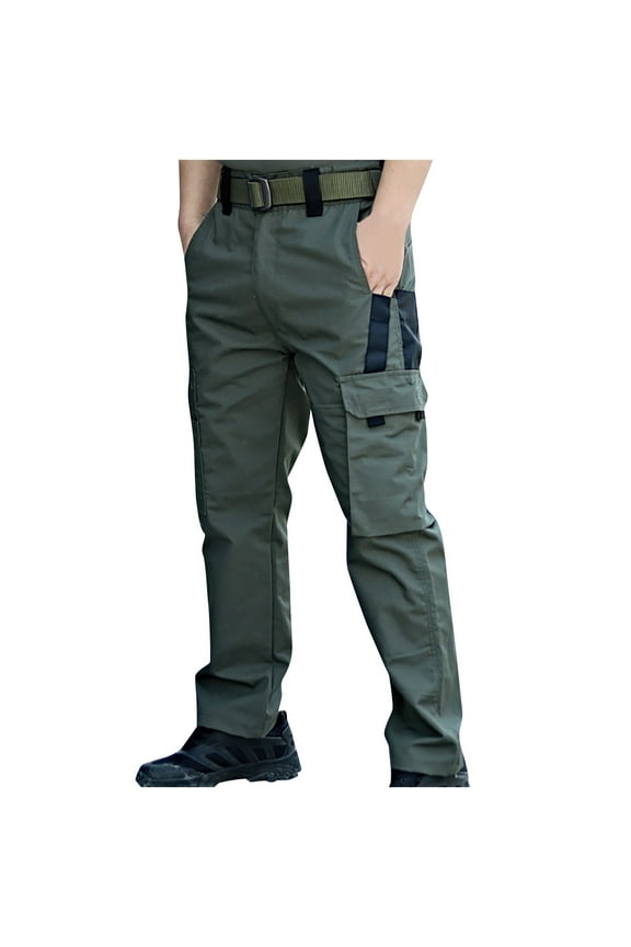 APEXFWDT Men's Cargo Tactical Pants Ripstop Cargo Pants for Men Lightweight Outdoor Work Hiking Pants CCW Pants