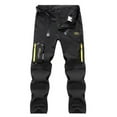thumbnail image 1 of APEXFWDT Men's Convertible Pants Zip-Off Quick-Dry Hiking Pants UV Protection Lightweight Mens Hiking Pants Travel Outdoor Cargo Pants, 1 of 2