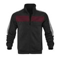 thumbnail image 1 of APEXFWDT Men's Full Zip Jacket Lightweight Stand Collar Active Track Jacket Long Sleeve Windproof Casual Sweatshirt Coats with Pockets, 1 of 9
