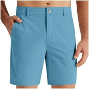 APEXFWDT Men's Golf Dress Shorts Casual Chino Stretch Flat Front Lightweight Shorts with Pockets Straight Fit Short
