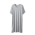 thumbnail image 1 of APEXFWDT Men's Madal Nightshirt Short Sleeve Crew-Neck Sleep Shirt Sleep Shirt Comfy Nightwear,XXL,Khaki, 1 of 4