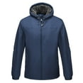 thumbnail image 1 of APEXFWDT Men's Mountain Waterproof Ski Snow Jacket Winter Windproof Rain Jacket with Hood Hiking Fishing Travel Fleece Jacket Parka, 1 of 2