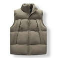 thumbnail image 1 of APEXFWDT Men's Puffer Vest Zipper Sleeveless Jacket Stand Collar Winter Outerwear Windproof Lightweight Warm Vests with Pockets Insulated Vest, S-5XL, 1 of 4