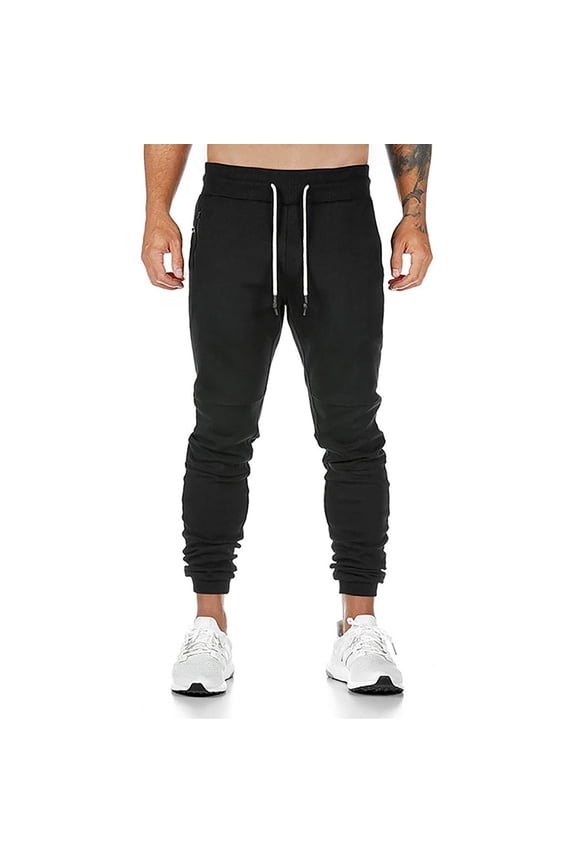 APEXFWDT Men's Track Pants,Slim Fit Athletic Sweatpants Joggers Casual Active Sweatpants with Zipper Pockets