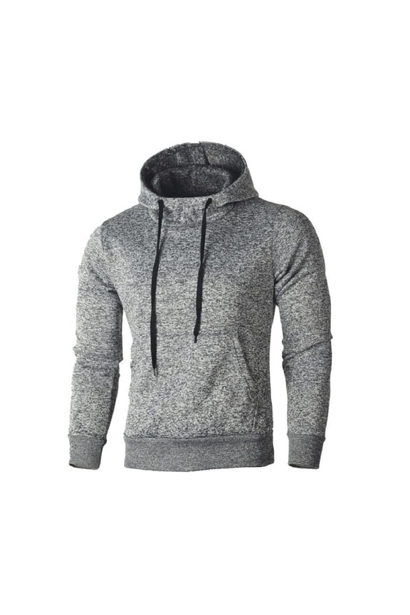 APEXFWDT Men's Turtleneck Pullover Hoodie Sweatshirt Casual Athletic Gym Long Sleeve Hoodies Hooded Workout Tops with Pockets