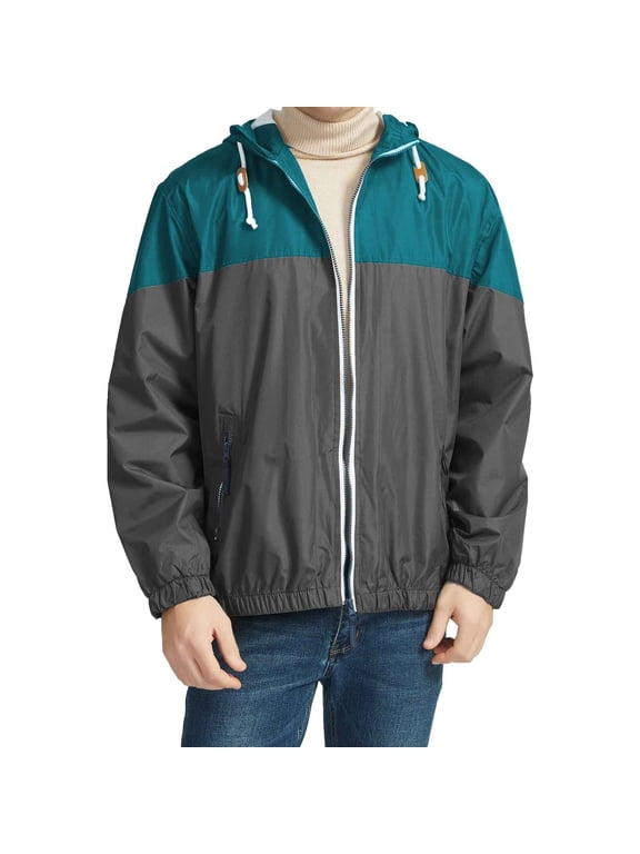 APEXFWDT Men’s UPF 50+ Sun Protection Jacket Lightweight Full Zip Hoodie for Running Travel Outdoors Men Hooded Long Sleeve Fishing Hiking Workout Jacket