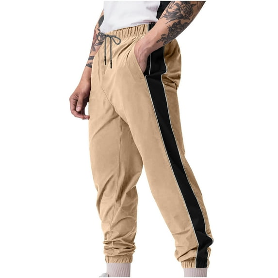APEXFWDT Mens Active Athletic Workout Jogger Sweatpants for Men with Pocket and Drawstring Gym Running Bottom Sweatpants