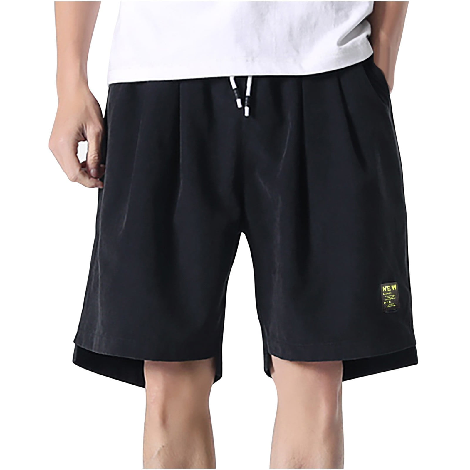 Mens drawstring shorts twill 2025