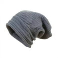 thumbnail image 1 of APEXFWDT Mens Women Slouchy Beanie Knit Cap for Winter Warm Chunky Oversized Skull Cap Fashionable Soft Beanie Hat, 1 of 3