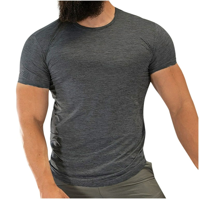 crew neck workout shirts