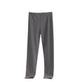 thumbnail image 1 of APEXFWDT Plus Size Striped Thermal Pants Women Elastic Waist Soft Thermal Underwear Bottoms Warm Base Layer Long Johns for Cold Winter, 1 of 5