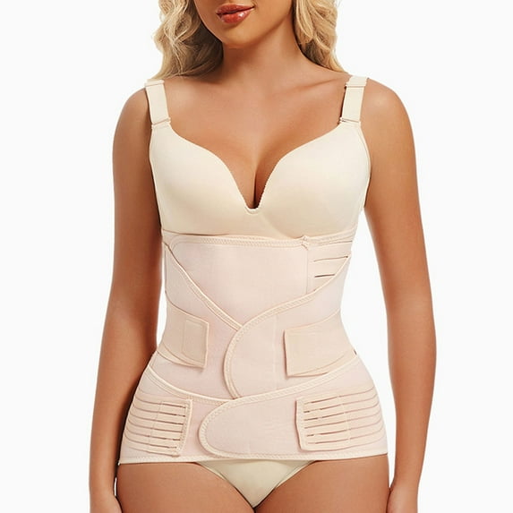 APEXFWDT Postpartum Belly Support Recovery Belly/Waist Belt , Wrap Band Corset Waist Trainer, Tummy Control Workout Shapewear Sweat Band
