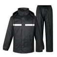 thumbnail image 1 of APEXFWDT Rain Suits for Men Classic Rain Gear Waterproof Hooded Rainwear Fishing Rain Jacket and Rain Pants for Men Women Heavy Duty Rain Coat Jacket with Pants, 1 of 7