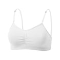 thumbnail image 1 of APEXFWDT Ruched Sports Bras for Women Spaghetti Strap Wireless Bras Lightly Padded No Underwire Everyday Bralettes, 1 of 4