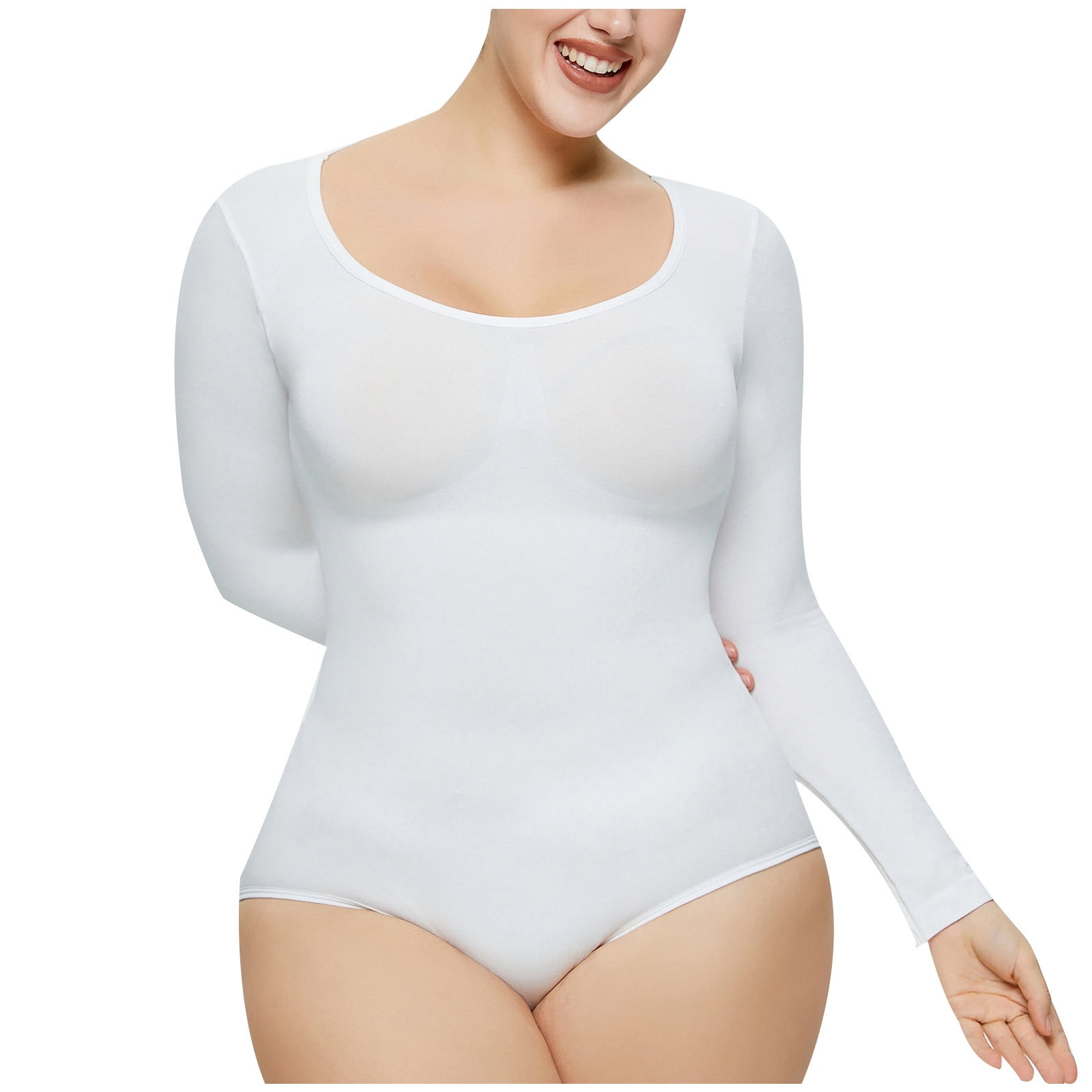 Seamless One Shoulder Shapewear Bodysuit for Women – Asymmetric Stretch Body