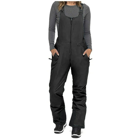 APEXFWDT Snow Pants Womens Insulated Waterproof Ski Bib Overalls for Women Snowboarding Winter Snow Pants
