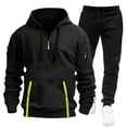thumbnail image 1 of APEXFWDT Sweat Suits For Men Set 2 Pcs Hoodie Jogger Sweatsuits Long Sleeve Pullover Tracksuit & Sweatpants Sweatsuit Set, 1 of 3
