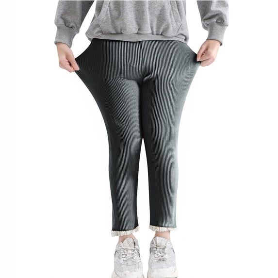 BFHHYA Toddler Girls' Legging Pants - Casual Jacquard Warm Fall Winter Pants Elastic Waist Legging for Dress (2-7 Years)