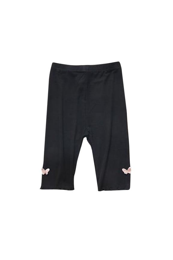 Toddler Little Girls Capri Basic Soild Pants Kids Summer Pants Kids Casual Cute Pants Stretchy Fashion Spring Summer