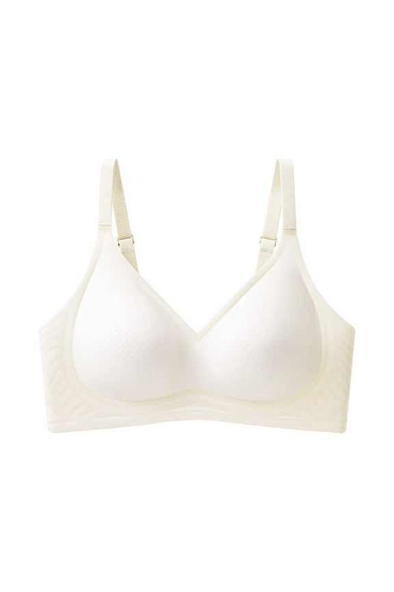 Ultra Thin Wireless Bra for Women - Cloud Soft Seamless Bralette Breathable Lined Cups (Machine Washable)