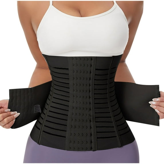 APEXFWDT Waist Trainer Corset Shapewear Tummy Control Body Shaper Waist Cincher for Women Postpartum Recovery Girdle Waist Trainer Belly Band S-3XL