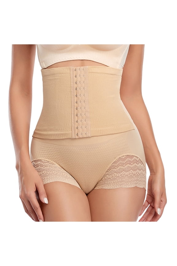 APEXFWDT Women Butt Lifter Shapewear Panties Waist Trainer Body Shaper Hi-Waist Tummy Control Slim Smooth Panty Body Shaper for Women