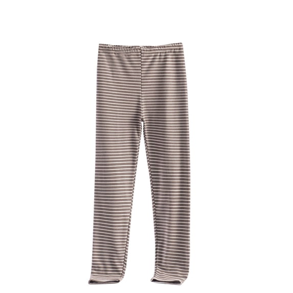 APEXFWDT Women Striped Thermal Underwear Pants Plus Size Soft Base Layer Bottoms Warm Long Johns for Winter Daily & Indoor Wearing