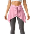 thumbnail image 1 of APEXFWDT Women's Butt Cover up for Leggings, Ballet Wrap Skirt Gym Cover Up Dance Wraps Skirt Casual Daily Summer Wear, 1 of 3