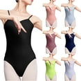 thumbnail image 1 of APEXFWDT Women's Camisole Leotard with Adjustable Straps for Ballet Dance Leotards Gymnastics Dance Cute Ballerina Adult Leotard Bodysuit, 1 of 6
