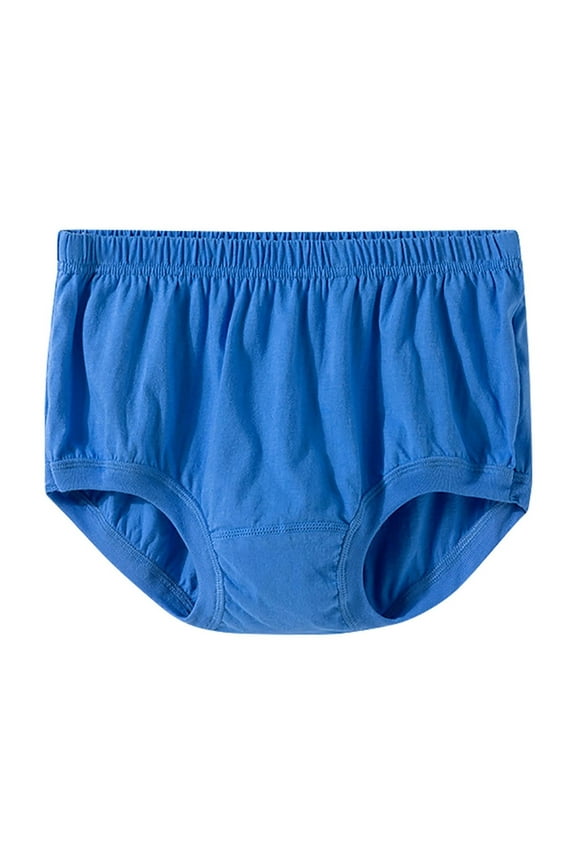 APEXFWDT Women's Cotton Breathe Briefs Underwear Full Coverage Panty for Old Women Comfy High-Waist Brief Underwear,1/4 Pack