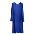 thumbnail image 1 of APEXFWDT Women's Lightweight Cardigan for Spring Summer Long Sleeve Open Front Solid Kimono Cover Up for Women Casual Maxi Dusters, 1 of 7