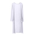 thumbnail image 1 of APEXFWDT Women's Lightweight Cardigan for Spring Summer Long Sleeve Open Front Solid Kimono Cover Up for Women Casual Maxi Dusters, 1 of 7