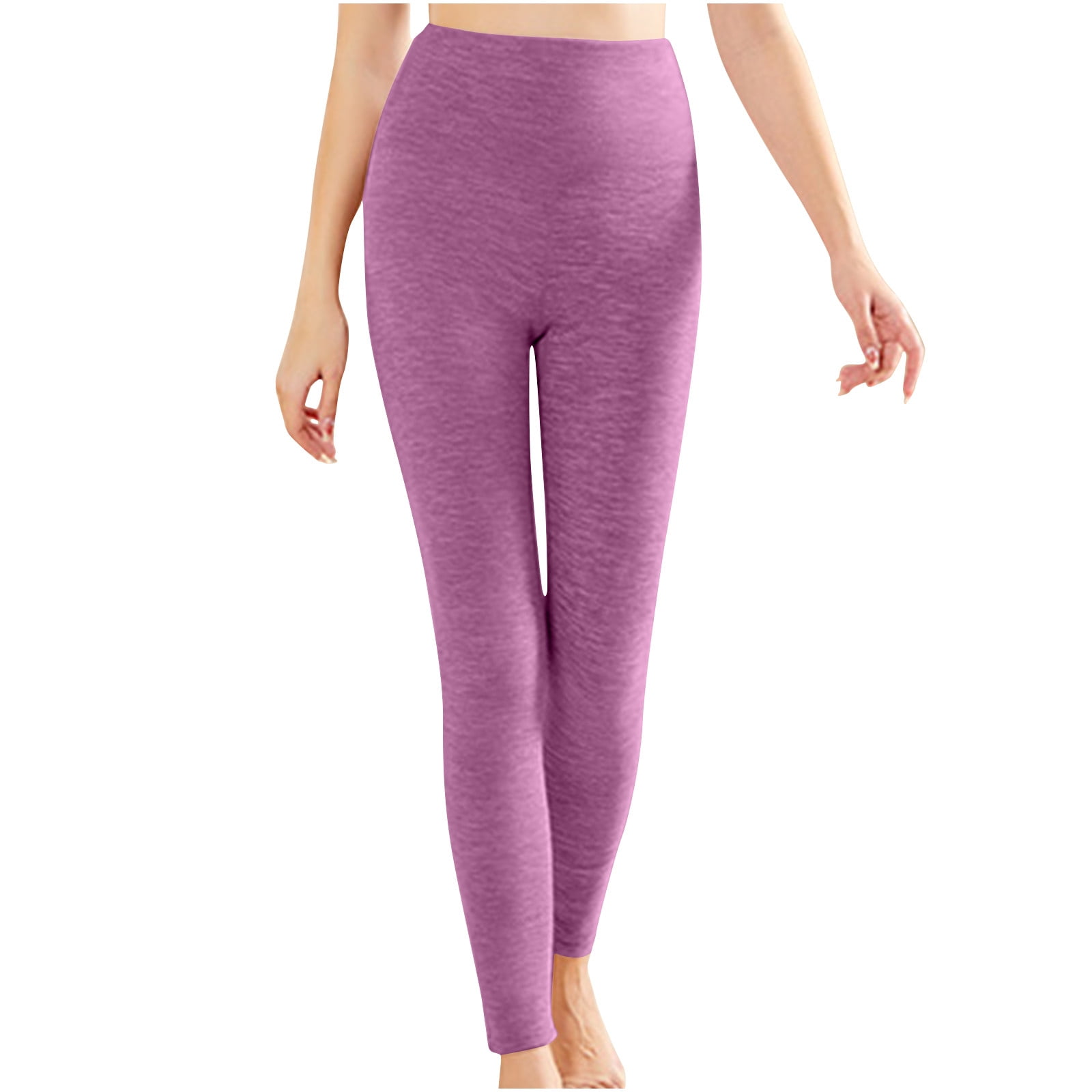 APEXFWDT Women s Plus Size Thermal Leggings Knee Fleece Lining Warm apexfwdt-women-s-plus-size-thermal-leggings-knee-fleece-lining-warm