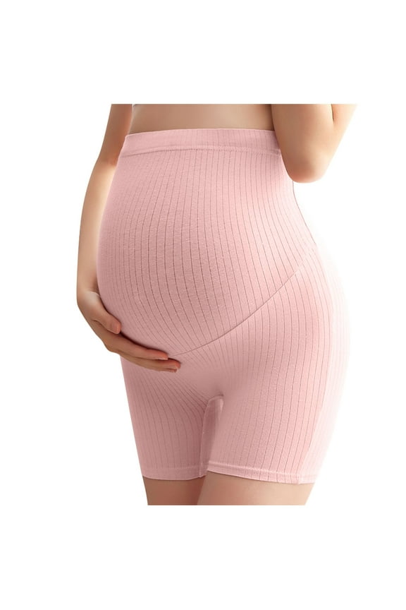 APEXFWDT Women's Plus Szie Maternity Shapewear Pregnancy Underwear Belly Support High Waist Panties Shorts Women Under Dress Shorts