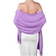 thumbnail image 1 of APEXFWDT Women's Scarf Pashmina Shawls and Wraps for Evening Dress Wedding Bride Bridesmaid Gifts Winter Scarves Soft Scarfs for Women, 1 of 3