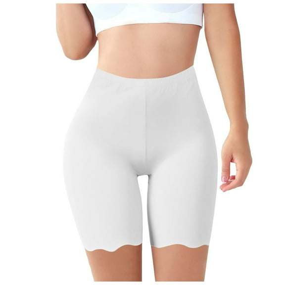 APEXFWDT Women's Seamless Slip Shapewear Shorts, No Show Look Under Dresses, Anti Chafing Shorts Boyshorts L-4XL