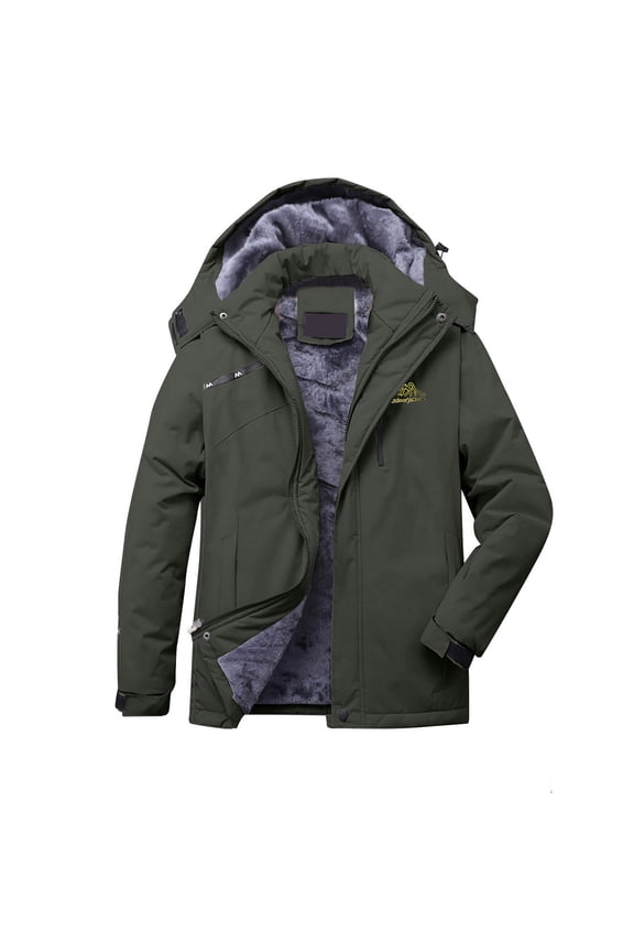 APEXFWDT Women's Ski Jackets Fleece Hood Mountain Snowboarding Snow Coat Winter Warm Windbreaker Jackets for Rain Snow Outdoor Hiking