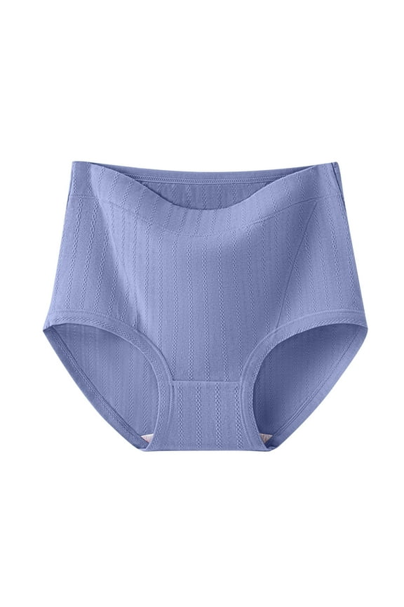 Womens Classic High Waist Brief - Soft Cotton Underwear Full Coverage Everyday Essential