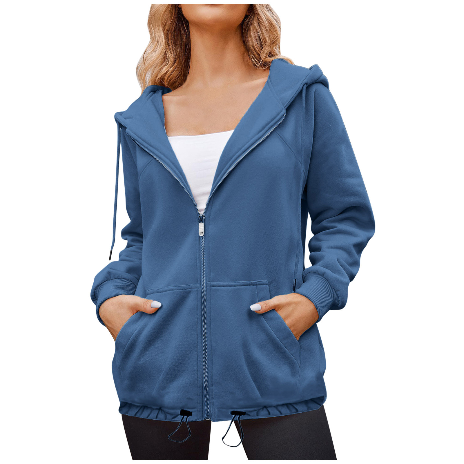 Women's Hooded Long Sweatshirt main image 1
