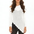 thumbnail image 1 of APEXFWDT Womens Off Shoulder Sheer Cover Ups Lightweight Mesh Shrug Summer Trendy Poncho Tops, 1 of 6