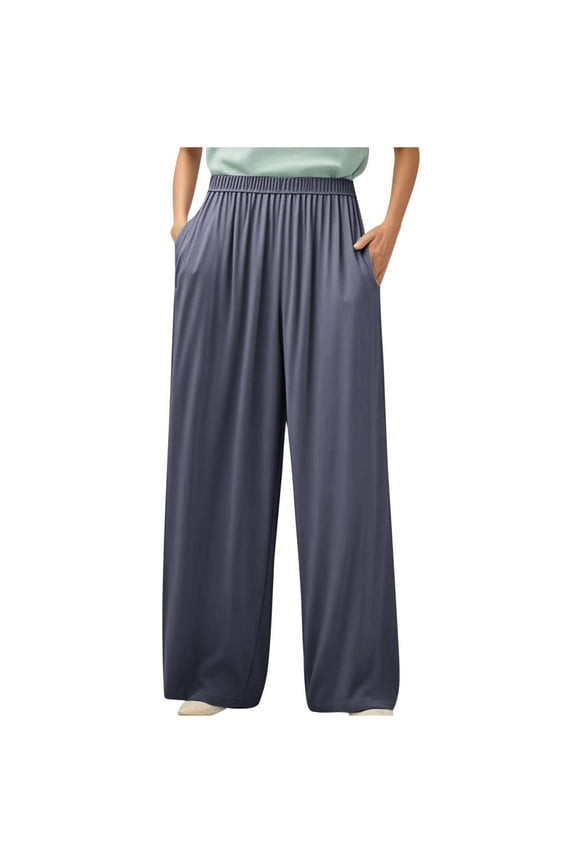 Womens Plus Size Pajama PJ Pants Soft Modal Lounge Bottoms Pajamas for Women Comfy Pj Bottom Drawstring Sleepwear with Pockets , XXXL,Dark Gray