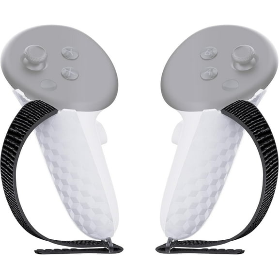 APEXINNO Controller Grips Compatible with Meta/Oculus Quest 3S/Quest 3,Non-Slip Handle Covers with Adjustable Soft Hand Strap,Fits Small & Medium Hands,Not Compatible with Official Charging Dock