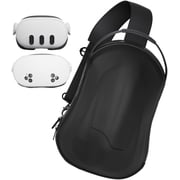 APEXINNO Hard Carrying Case for Meta Quest 3S/3, Large Storage Shoulder Bag, Travel Case Compatible with Battery Head Strap