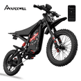 thumbnail image 1 of APEXWILL 4000W Peak Electric Dirt Bike for Teens Adults, 35 MPH Off-Road Electric Motorcycle with 48V 22.4Ah Battery, Dual Hydraulic Brakes & Suspension, 17"/14" Tires, 1 of 10