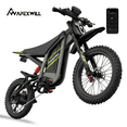 thumbnail image 1 of APEXWILL 4000W Peak Electric Dirt Bike for Teens Adults, 35 MPH Off-Road Electric Motorcycle with 48V 22.4Ah Battery, Dual Hydraulic Brakes & Suspension, 17"/14" Tires, 1 of 10